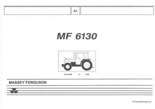 Massey Ferguson Tractor MF6130 Parts Manual