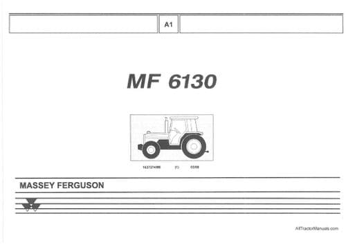 Massey Ferguson Tractor MF6130 Parts Manual