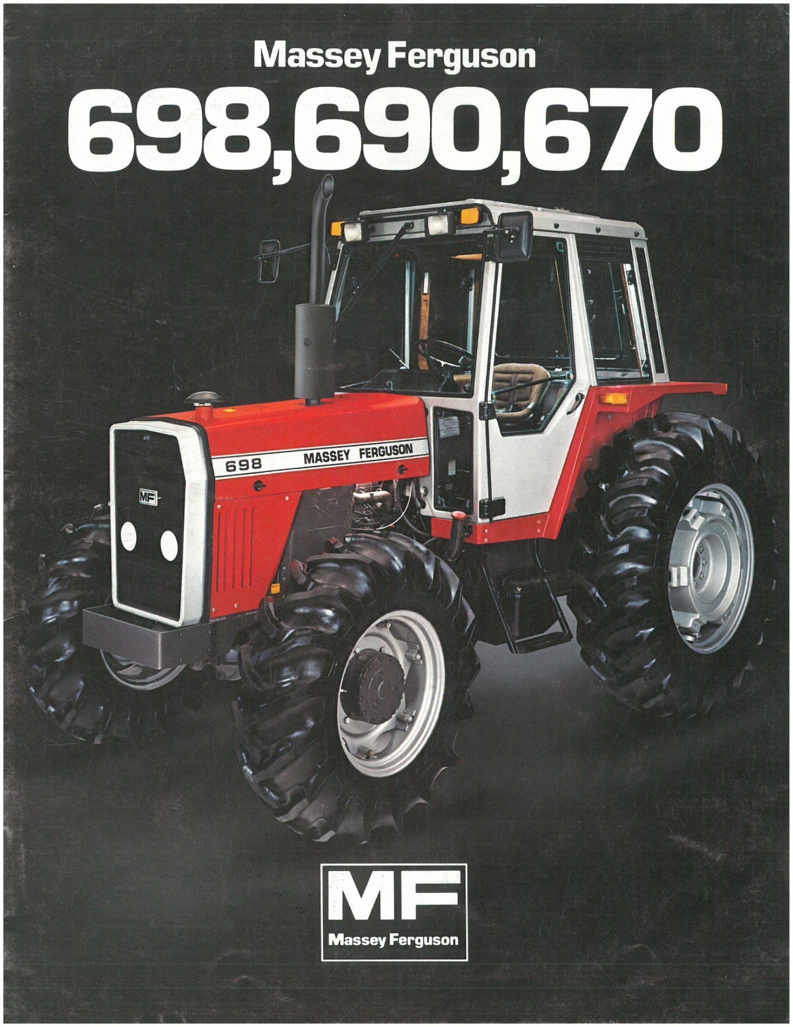 Mf 690 Massey Ferguson Tractor MF670 MF690 MF698 Brochure - MF 670 690 698