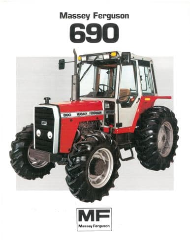 Massey Ferguson Tractor MF690 Brochure - MF 690 - Four Wheel Drive - 4WD