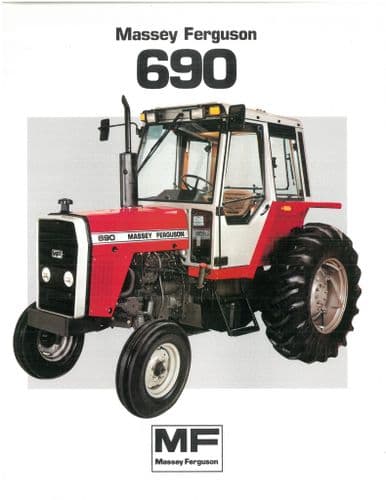 Massey Ferguson Tractor MF690 Brochure - MF 690 - Two Wheel Drive - 2WD