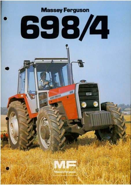 Mf 698 Massey Ferguson Tractor MF698/4 Brochure - MF 698/4