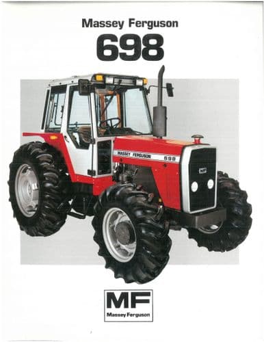 Massey Ferguson Tractor MF698 Brochure - MF 698 - Four Wheel Drive - 4WD