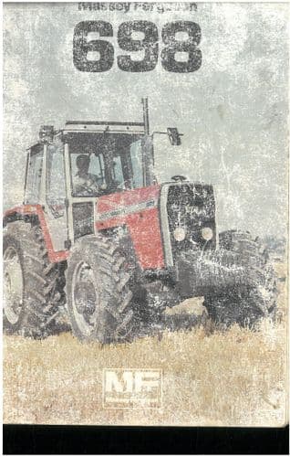 Massey Ferguson Tractor MF698 Operators Manual - 698 - ORIGINAL