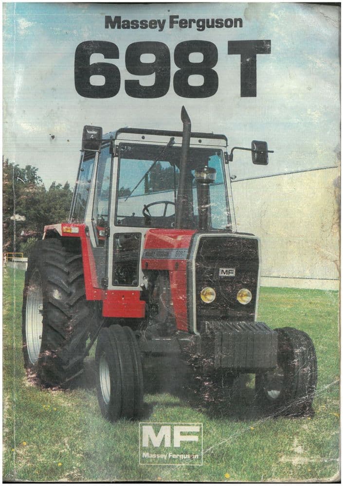 Mf 698 Massey Ferguson Tractor MF698T Operators Manual - 698T - ORIGINAL
