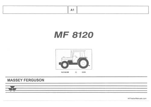 Massey Ferguson Tractor MF8120 Parts Manual