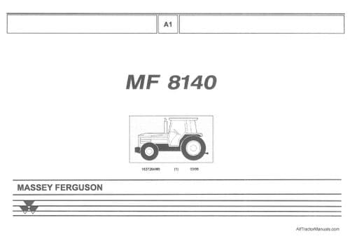 Massey Ferguson Tractor MF8140 Parts Manual
