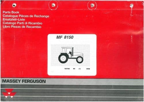 Massey Ferguson Tractor MF8150 Parts Manual - MF 8150
