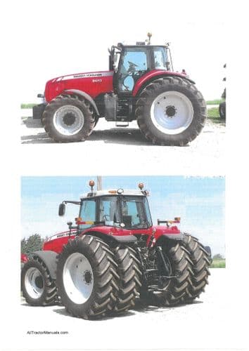 Massey Ferguson Tractor MF8470 MF8480 Parts Manual