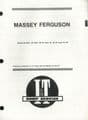 Massey Ferguson Tractor MF85 MF88 MF Super 90 MF Super 90WR I&T Workshop Service Manual