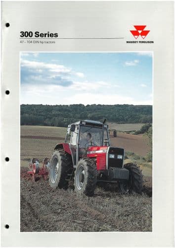 Massey Ferguson Tractors 300 Series - 362, 365, 375, 390, 390T, 398, 399 Brochure