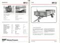 Massey Ferguson World Wide Catalogue 1975/76 - Tractor Combine Mower Peanut Sheller Cane Harvester