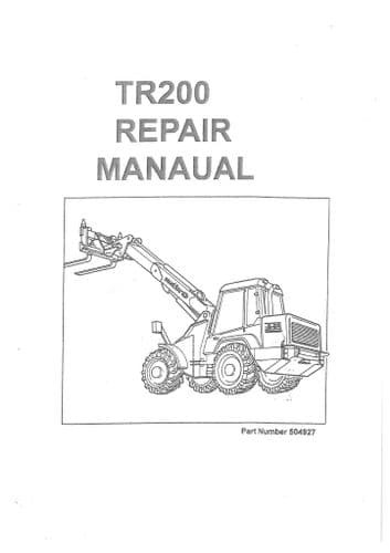 Matbro Telehandler TR200 Workshop Service Repair Manual