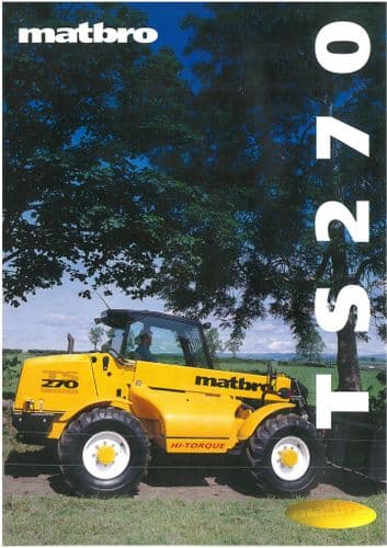 Matbro Telescopic Handler TS270 Brochure - Hi-Torque