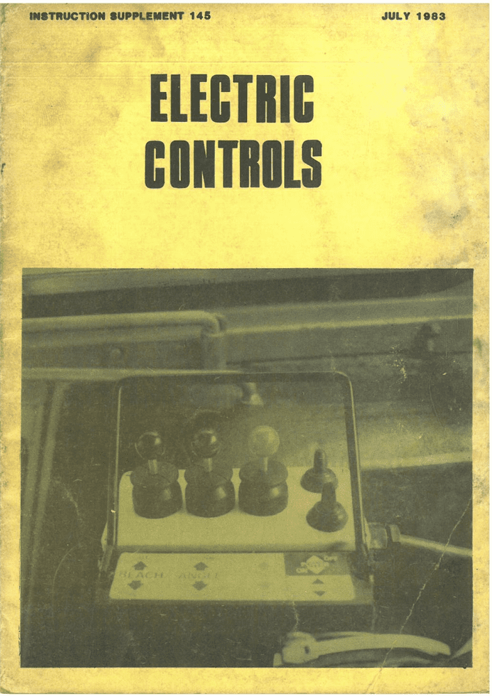 McConnel Electric Controls Operators Manuals