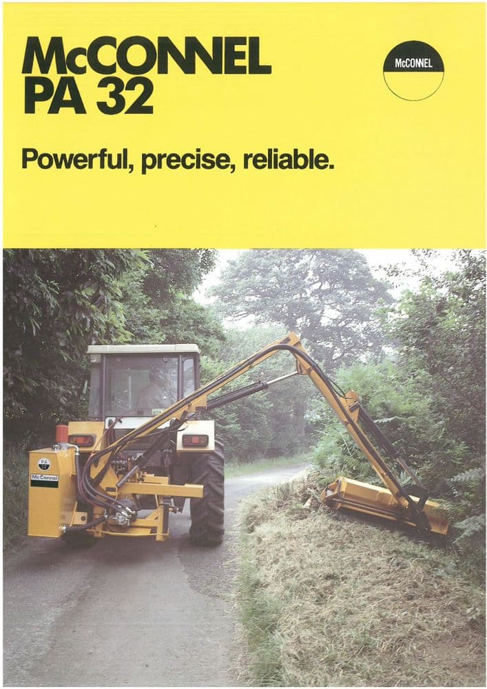 McConnel Hedgecutter Hedgetrimmer PA32 Brochure mcconnel-hedgecutter-hedgetrimmer-pa32-brochure