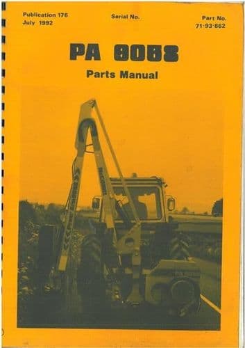 McConnel Hedgetrimmer Power Arm 9058 PA9058 Parts Manual