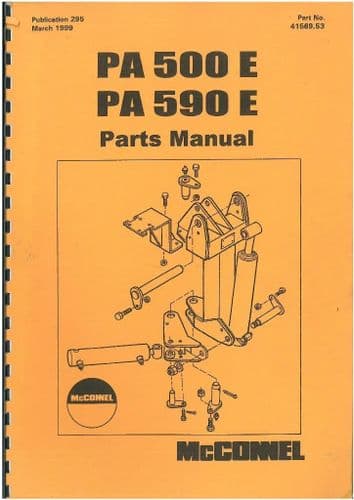 McConnel PA500E & PA590E Parts Manual