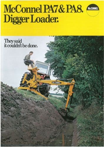 McConnel PA8 Digger Loader Brochure