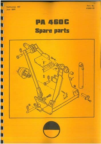 McConnel  Power Arm Hedgetrimmer PA 460C Parts Manual - PA460C