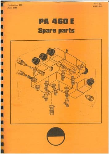 McConnel Power Arm Hedgetrimmer PA 460E Parts Manual - PA 460E