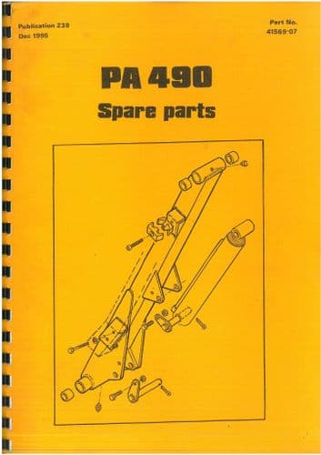 McConnel  Power Arm Hedgetrimmer PA 490 Parts Manual - PA490