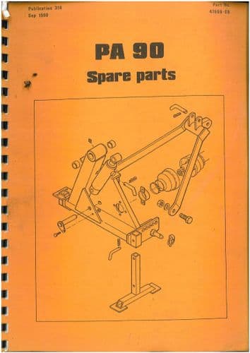 McConnel Power Arm Hedgetrimmer PA 90 Parts Manual - PA90