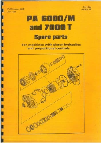 McConnel PowerArm Hedgetrimmer PA6000/M  7000T Piston Hydraulics & Proportional Control Parts Manual