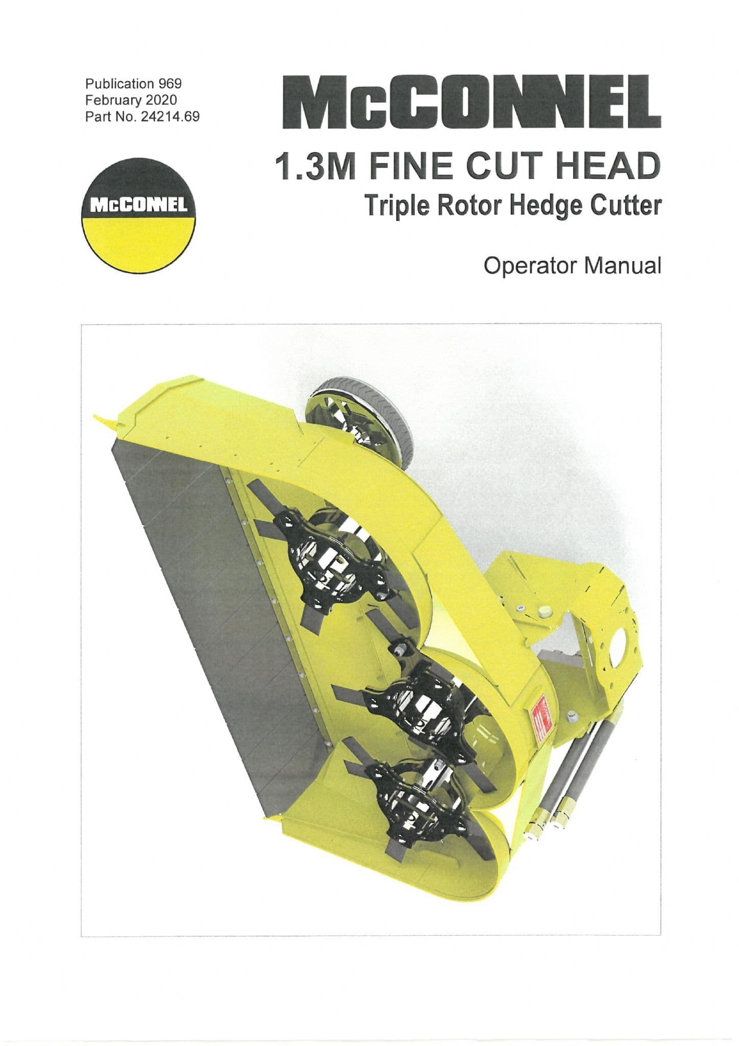 Mcconnel Triple Rotor Hedge Cutter 1 3m Fine Cut Head Operators Manual mcconnel-triple-rotor-hedge-cutter-1-3m-fine-cut-head-operators-manual