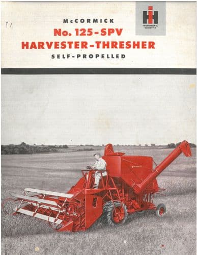McCormick International Combine 125 SPV Brochure