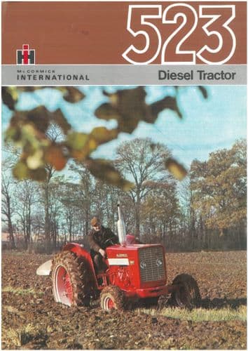 McCormick International Diesel Tractor 523 Brochure --