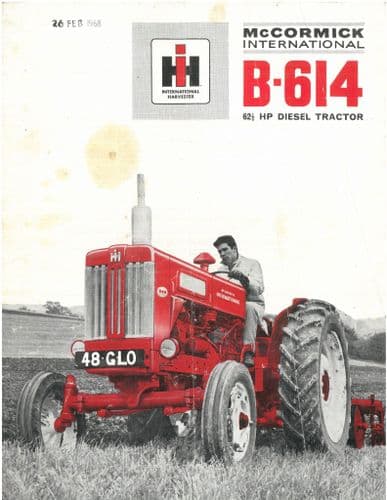 McCormick International Tractor B614 Brochure - B 614