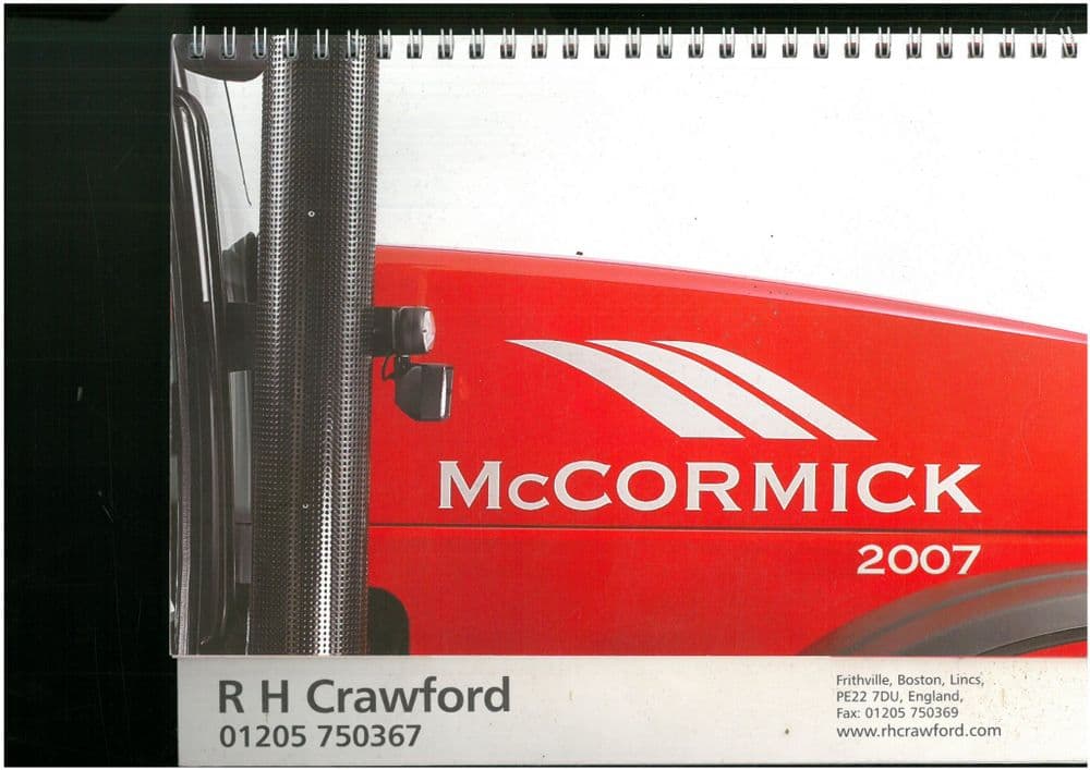 McCormick Tractor Calendar 2007 RH Crawford