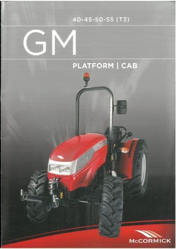 McCormick Tractor GM Series - GM40 GM45 GM50 GM55 (T3) Brochure