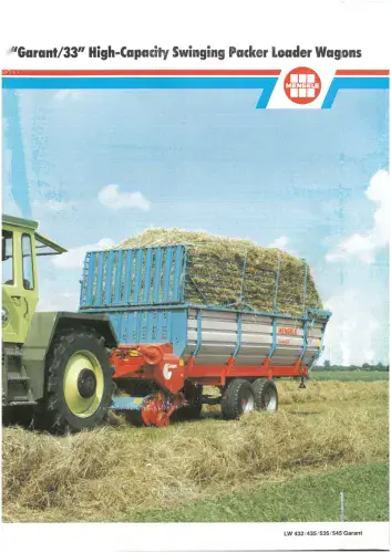 Mengele Forage Wagon LW432 LW435 LW535 LW545 Brochure