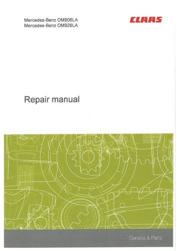 Mercedes Benz Engine OM906LA & OM926LA Workshop Service Mnaual