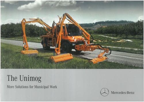 Mercedes Benz Tractor Unimog "More Solutions For Municipal Work" Brochure
