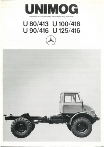 Mercedes Benz Tractor Unimog  U80/413 U90/416 U100/416 U125/416
