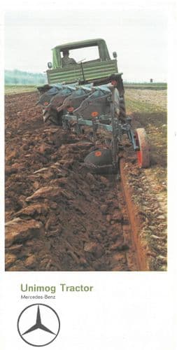 Mercedes Benz Unimog Tractor Brochure - Ploughing, Baling, Spraying, Rotavating, Cultivating