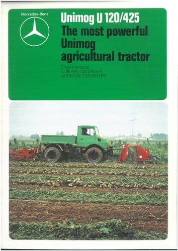 Mercedes Benz Unimog Tractor Brochure - U120/425