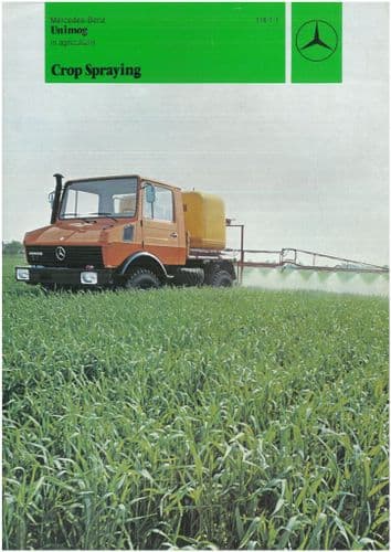 Mercedes Benz Unimog Tractor - Crop Spraying Brochure