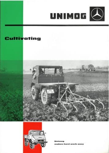 Mercedes Benz Unimog Tractor Cultivating Brochure