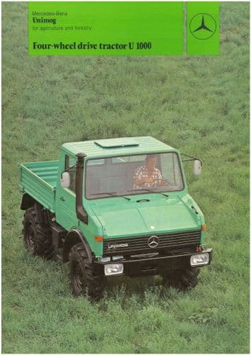 Mercedes Benz Unimog U1000 Tractor Brochure