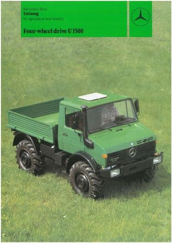 Mercedes Benz Unimog U1500 Tractor Brochure