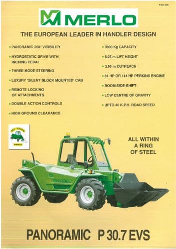 Merlo Telehandler Panoramic P 30 7 EVS Brochure