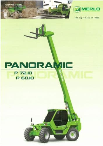 Merlo Telehandler Panoramic P72 10 P60 10 Brochure