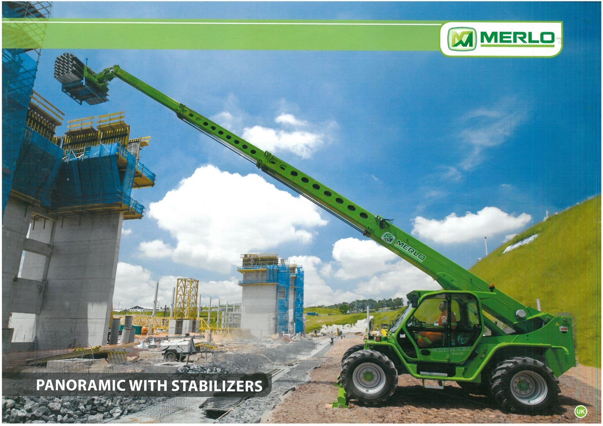 Merlo Telehandler Panoramic With Stabilizers Brochure