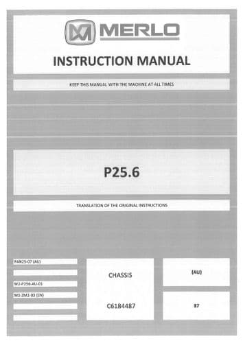 Merlo Telescopic Handler P25.6  Operations Manual