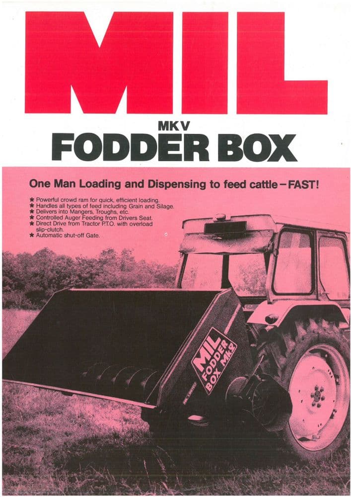 MIL MKV Fodder Box Brochure
