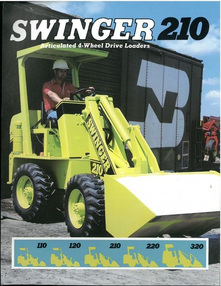 Mil Master Loader MIL Swinger 210 Articulated 4-Wheel Drive Loader Brochure